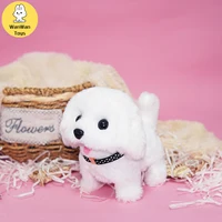 Plush Simulation Electric Puppy Toy Dog Doll Will Walk Will Call Will Walk Electronic Pet ToyChristmas Halloween Gift 1