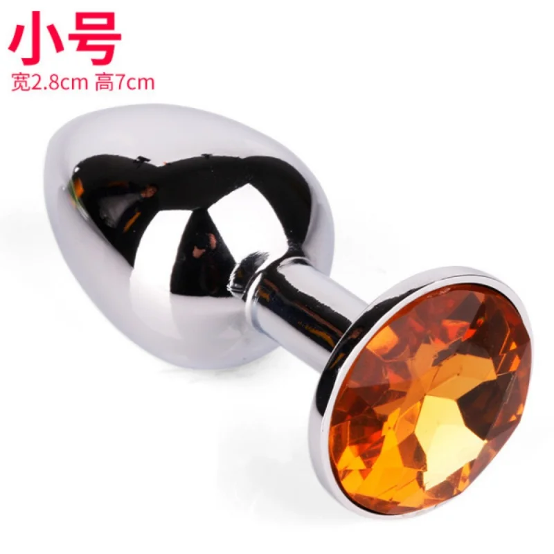 Stainless Steel G-spot Anal Metal Butt Plug for Masturbation, Alternative Adult Product, Sex Toy for Women