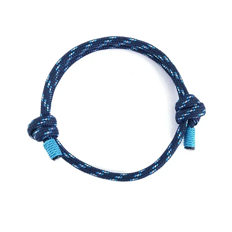 Men Bracelet Jewelry Rope Chain Braided 550 Paracord Adjustable Wrap