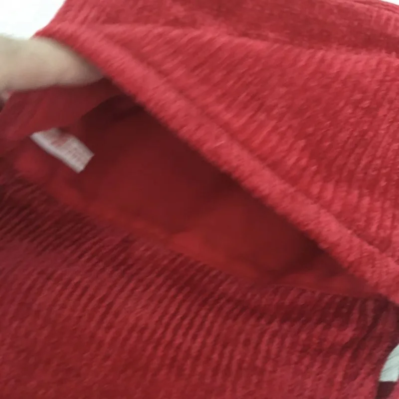 MBTI Hello Kitty Womens Shoulder Bag Corduroy Vintage Red Cartoon Embroidery Crossbody Bag Casual Cute Fashion Female Handbag