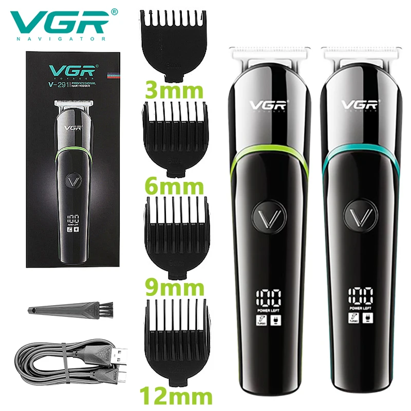 

VGR Hair Clipper Professional Barber Hair Cutting Machine Electric Hair Trimmer Adjustable Haircut Machine Clipper for Men V-291
