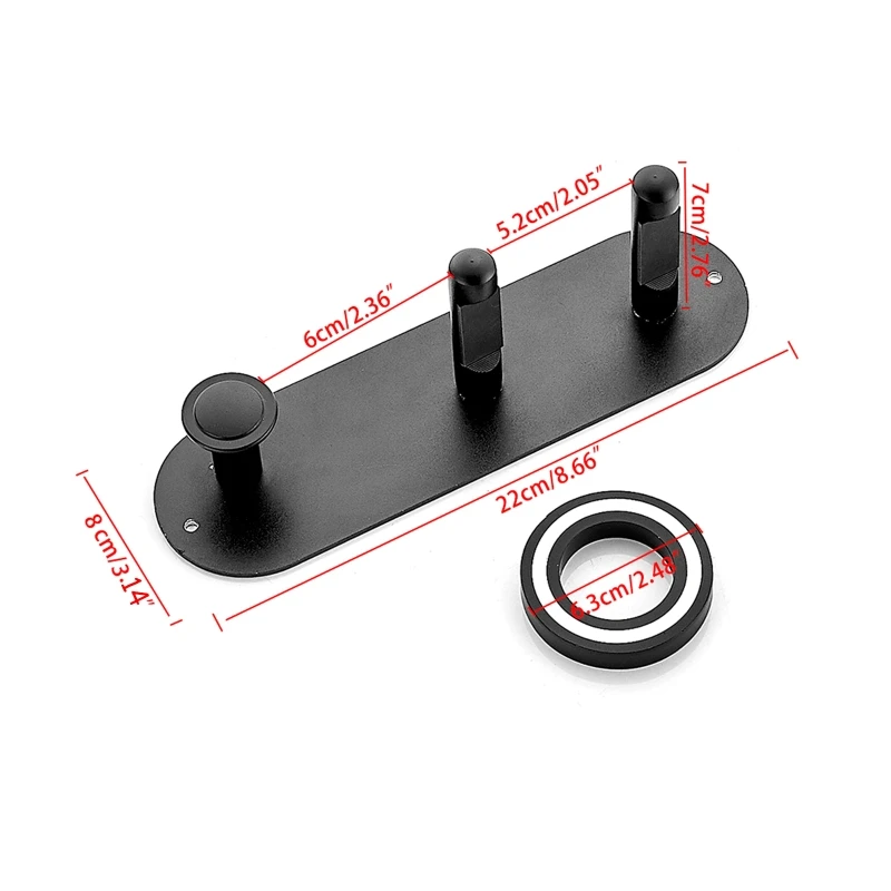Wall Mount Holder Hairdryer Storgae Rack Bathroom Shelf For Hair Dryer