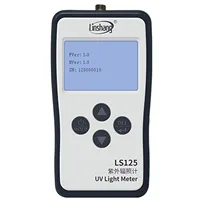 Linshang LS125 UV Light Meter Test Ultraviolet Power UV Intensity Energy for 365nm 395nm UVA LED UVB UVC Waterproof Sensor Probe 2