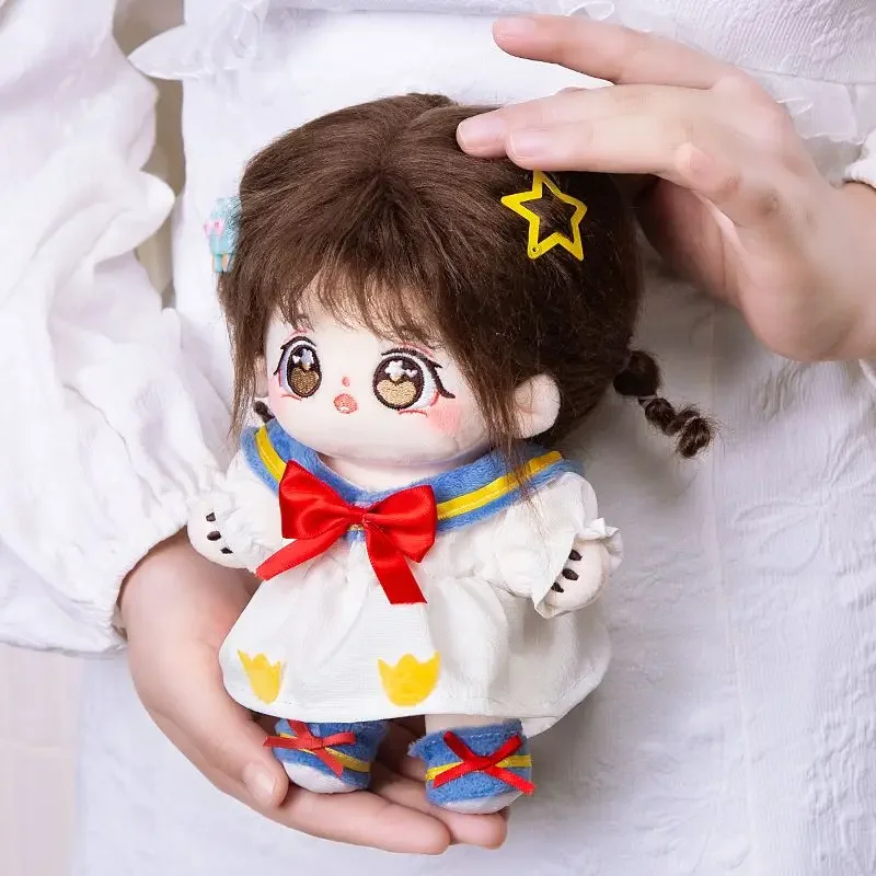 20cm cotton doll clothes, baby clothes, cute yellow duck set, doll clothes, attribute free replacement, in stock 4