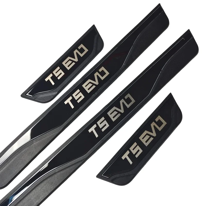 FORTHING T5 EVO 스포츠 액세서리 2022-2024 스테인레스 ABS 자동차 도어 씰 킥 플레이트 보호대 가드 페달 패드 커버 스타일링