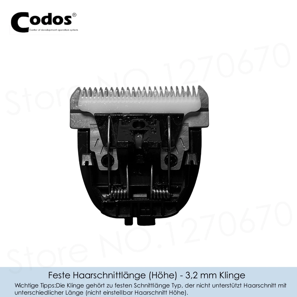 Original Codos CP9600/CP9200/CP9700 Spare Knives 3.2mm Fixed Haircut Length Professional Pet Clipper Trimmer Blade Spare Head