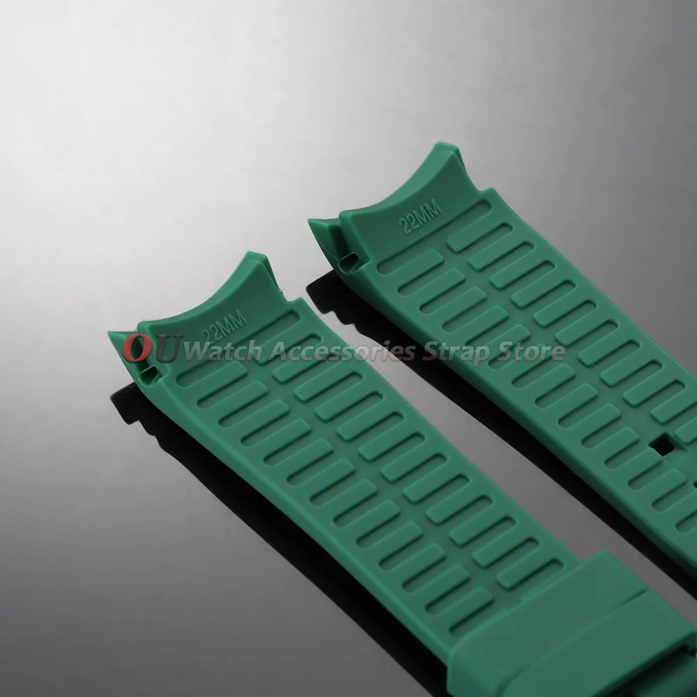 Premium Soft Curved End Silicone Watch Strap - Universal Fit