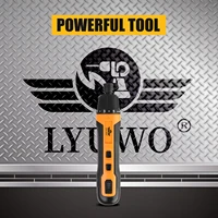 LYUWO Mini Wireless Electric Screwdriver, Rechargeable 1300mah Power Drill Bit, Multifunctional Disassembly Torque Repair Tool 2