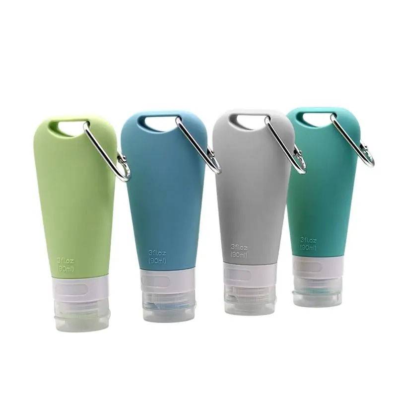 Travel Shampoo Bottles Silicone Dog Food Container 90ml Puppy Necessities Pet Accessories for Body Wash Lotions Cream