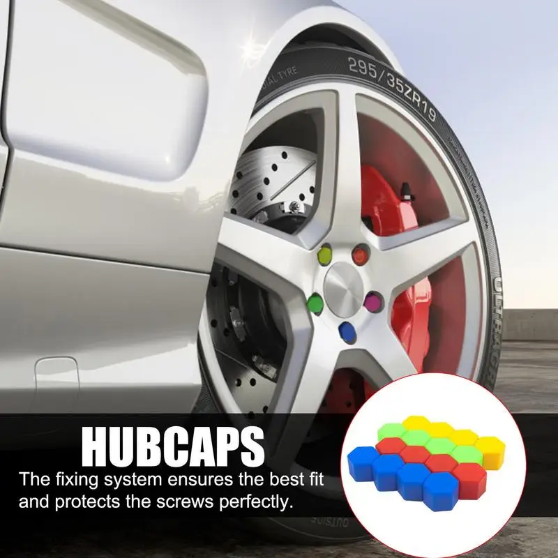 

Car Wheel Nut Caps Auto Hub Screw Covers Vechiles Rims Screw Bolt Protection 20pcs Silicone Nut Bolt Decor Cover For Automobile