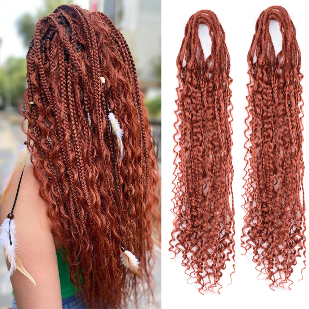 

24inches Synthetic Double Ended Dreadlock Thin 0.6cm Dreads Handmade Crochet For Rock&Roll Hippie Hair Extensions