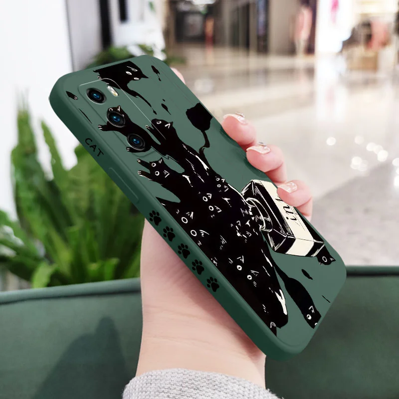 Naughty Cat Design Protective Phone Case
