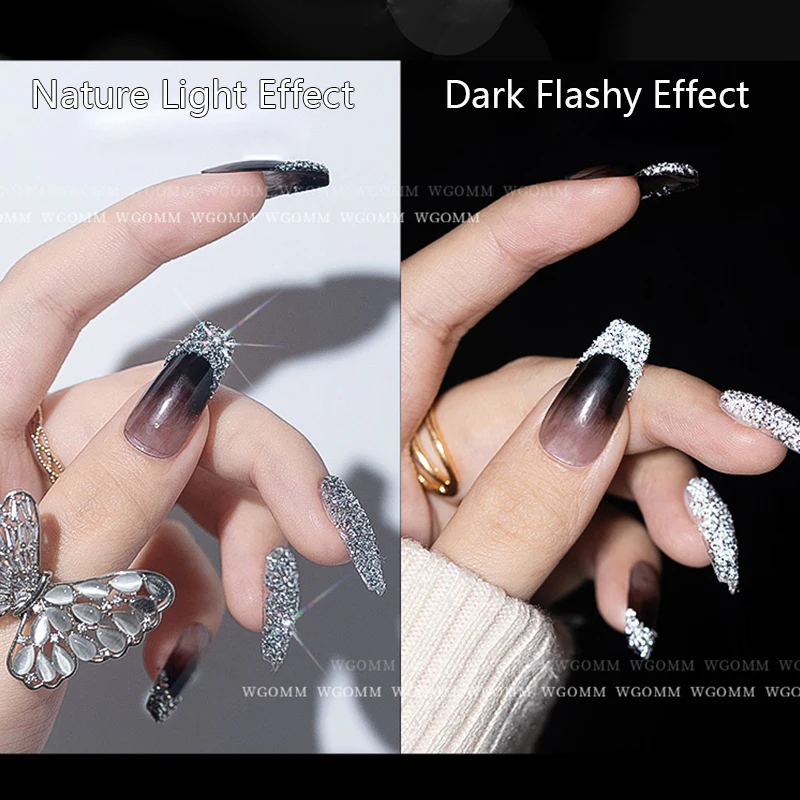 Nail Decoration Reflective Glitter Powder for Nail Art