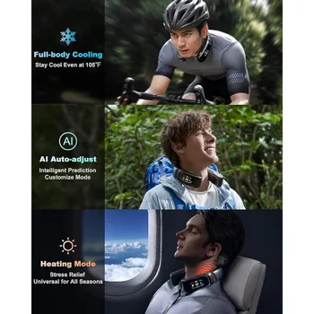 RANVOO [No.1 Cooling A/C AICE 3 AI Neck Air Conditioner [Full-body Cooling/Heating] for All Seasons [Health Monitor] 5