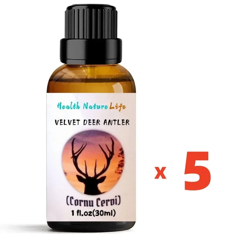 VELVET DEER ANTLER 20:1 LIQUID EXTRACT TINCTURE 1 oz.
