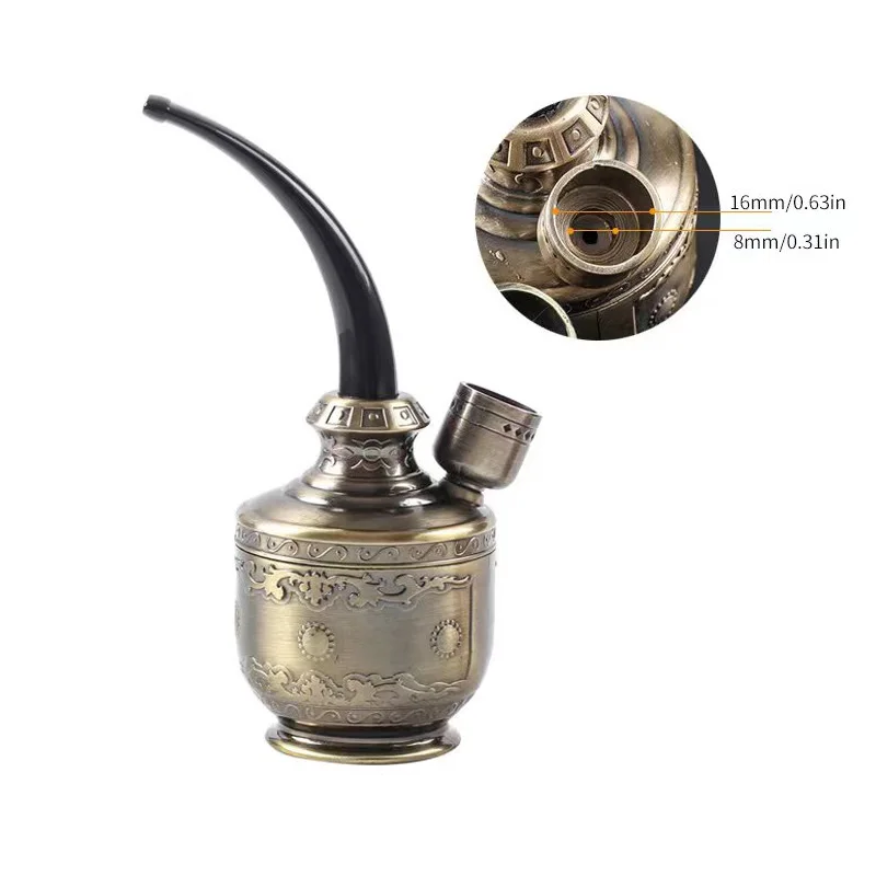 Vintage Durable Removable to Clean Smoking Pipe dual use Multifunction