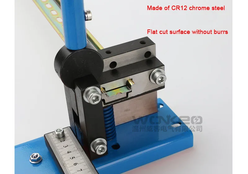 C45 Multifuntional Din Rail Cutter Din Rail Cutting Tool Easy Cut With Measure Gauge wood pellet making machine