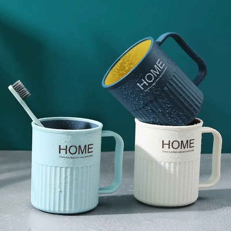 Mouthwash Cup–Smooth Round Rim, Large Capacity, Durable Drop-Proof, Bathroom Tumbler For Home & Daily Oral Care._voghion.com