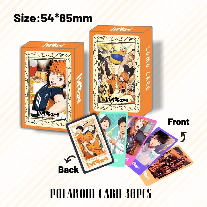 

Аниме Haikyuu! 38 шт. Коллекционная лазерная карта LOMO подарок