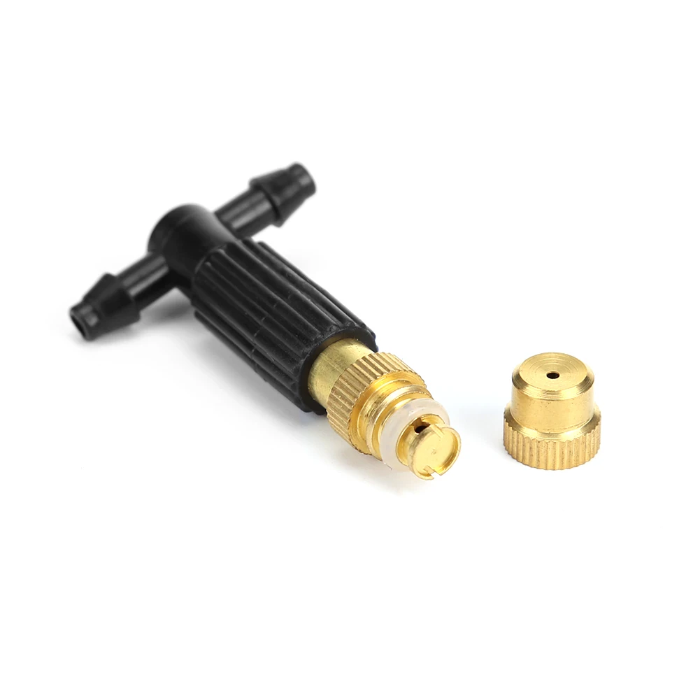 5-50Pcs Outdoor Misting Cooling System Garden Irrigation Watering 4/7 Pipe Spray Misting Tip Nozzles Adjustable Sprinklers Head