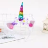 5 Pcs Hair Band Accessories for Kids Flower Headwrap Halloween Headband Bow Headdress Unicorn Hoops Child 3