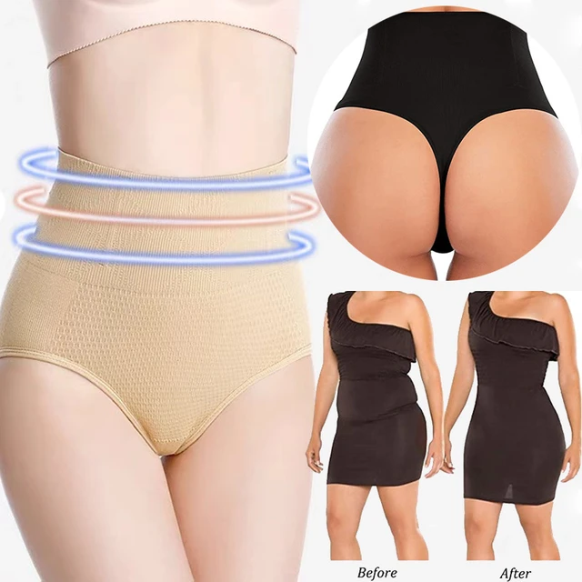 Women Thong Shaper High Waist Tummy Control Panties Slimming Underwear  Waist Trainer Shaping Briefs Butt Lifter Body Shapewear - AliExpress