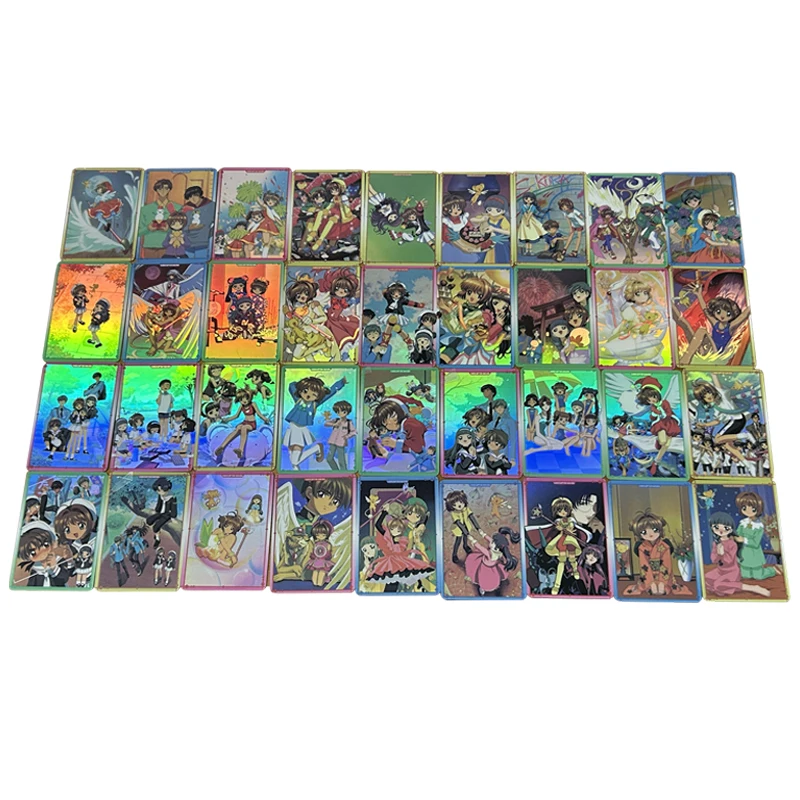 

Diy 36Pcs/set Card Captor Kinomoto Sakura PVC Collection Card Li Syaoran Classic Game Anime Collection Cards Diy Gift Toy