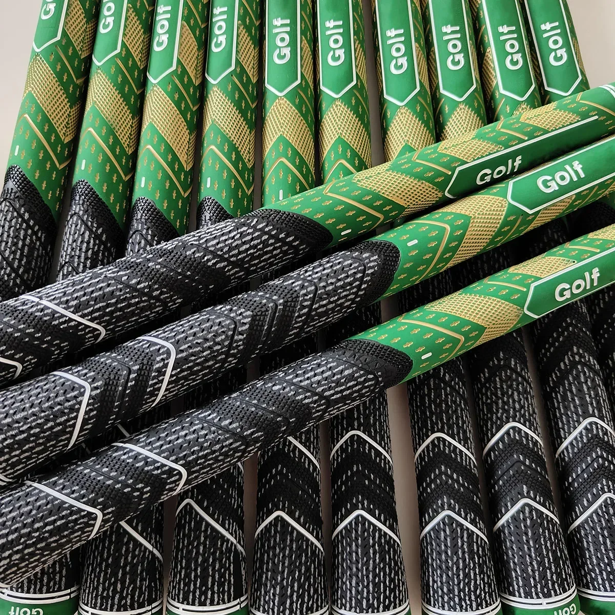 10/13pcs/Lot Anti-slip Golf Grips Set Rubber Golf Grips CottonYarn Golf Club Grip Iron and Wood Standard Midsize Universal 5