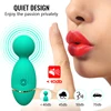 Mini AV Wand Vibrator,Ultra Soft Silicone Touch,Body-Safe Silicone,10 Mode Strong Vibration,Quiet,Secret,Rechargeable,Waterproof 1