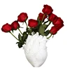 Anatomical Heart Shape Flower Vase Resin Valentine Gift Containrs Sculpture Desktop Plant Pot Home Decor Table Ornament Modern 5