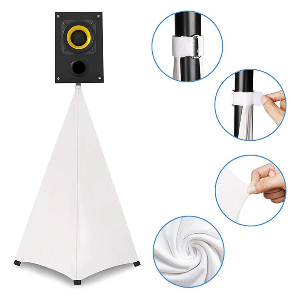  Tripod Stand Cover Universal DJ Light Speaker Stand Cover Height Flexible Stretchable Lighting Tripod Stand Skirt Scrim Cover
