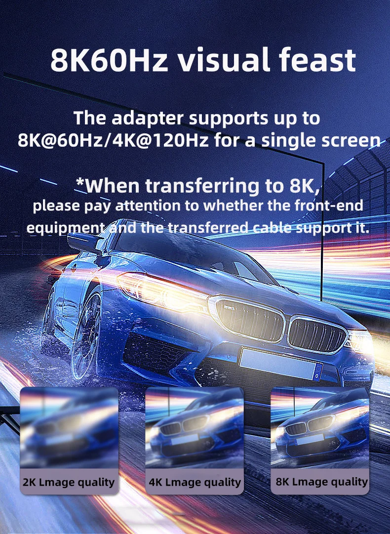 PD240W USB4.0 40Gbps Thunderbolt3 OTG 어댑터 8K@60Hz USB C to Type C 48V@5A 고속 충전 컨버터 데이터 어댑터 PC 태블릿용