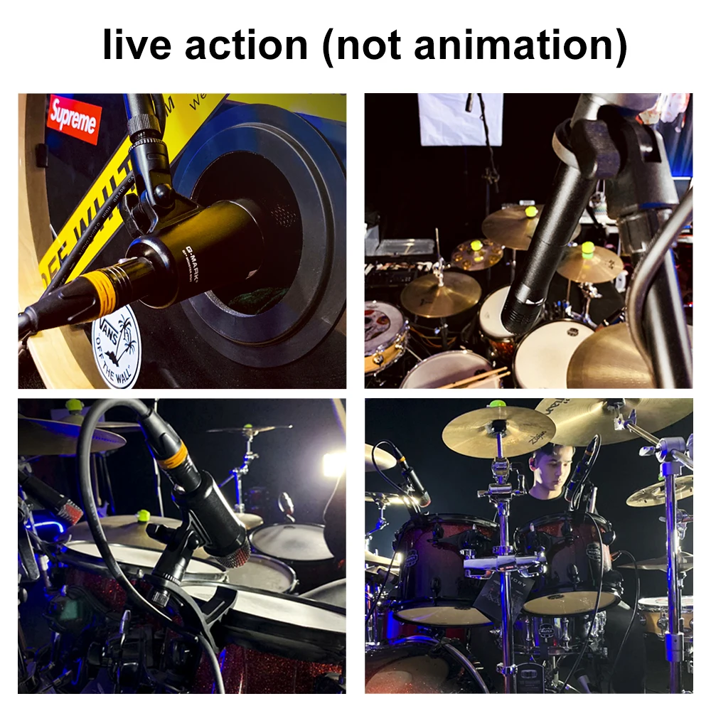 Drum Microphone Kit G-MARK G7S 7-Piece Musical Instruments