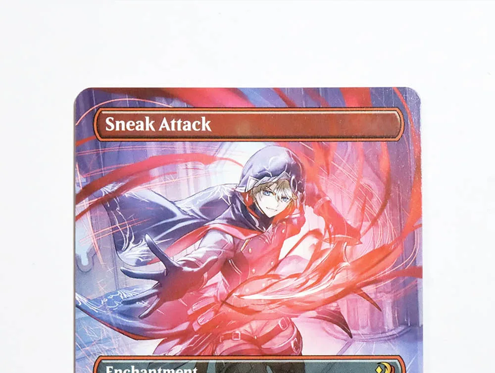 Sneak Attack Foil/Holo TCG Magical proxy Cards Game Top Quality Proxy Cards Gathering Board Game Trading Proxy