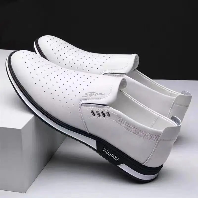 

New business leather shoes men's handmade soft sole formal shoes British style all matching leather shoes loafers M511