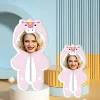 Customized photo plush pillow unicorn theme, soft polyester knit pad, perfect for sofa decoration 3