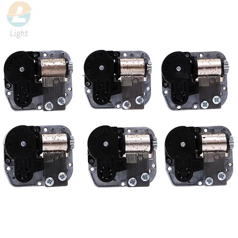 7 Songs Mechanical DIY Windup Music Box Sankyo Musical Movement + Screws + Key Christmas Gift Ornament Gift Box Accessories 6