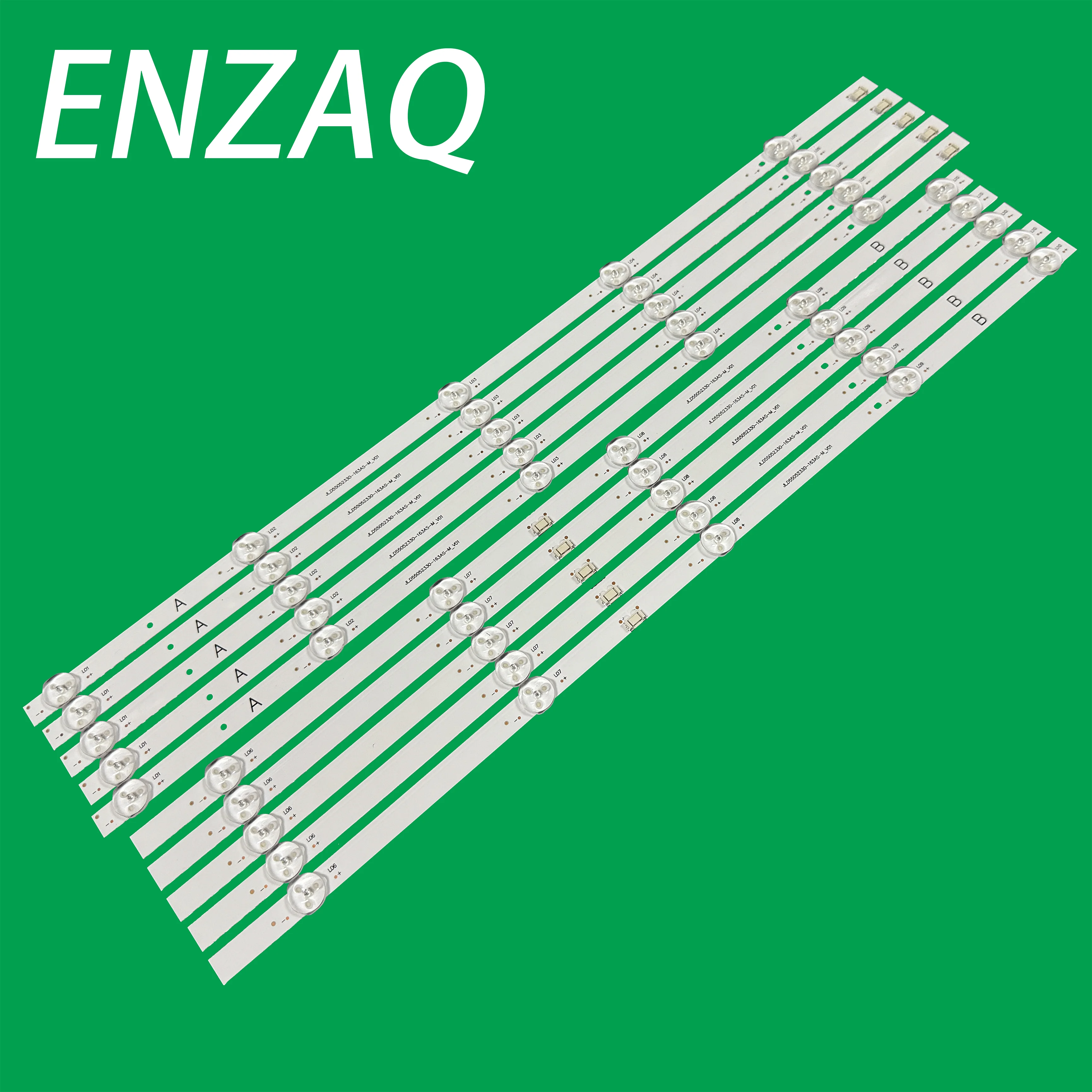 1058mm LED Backlight strip 10 lamp For JL.D55052330-163AS-M_V01