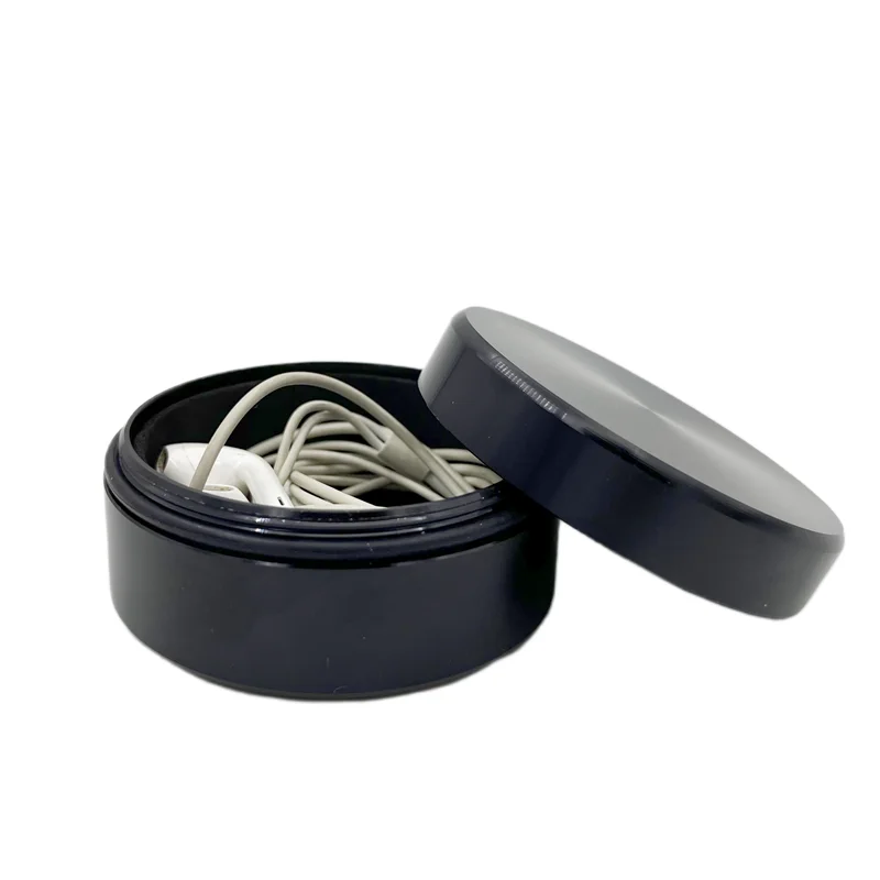 Durable Aluminum Earphone Case with Protective Interior and Waterproof Design