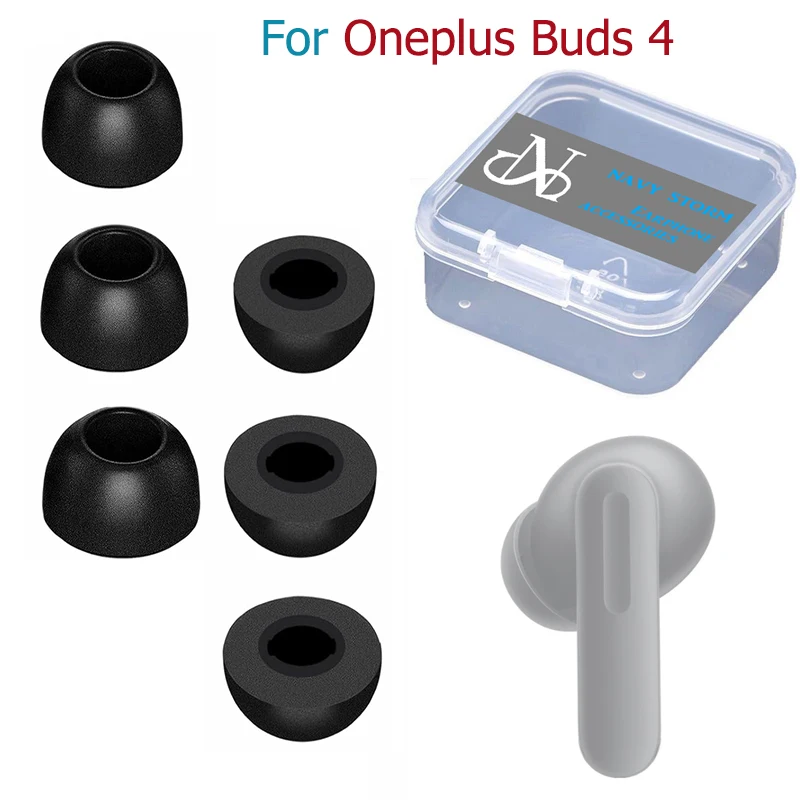 3Pairs Premium Ear tips for OnePlus Buds Memory Foam Eartips