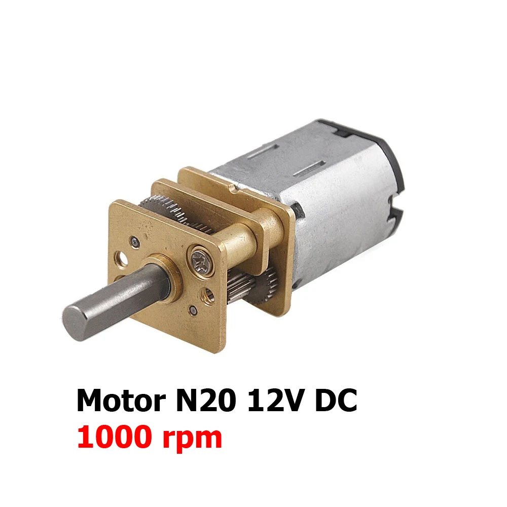 N20 Motore 12V Dc 1000 Rpm Smart Car Robot Arduino Un Robotica Fan Sp