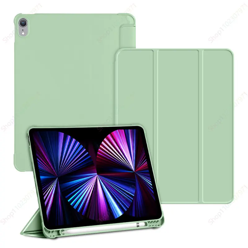 Smart Case com Suporte de Lápis para Ipad Ipad 9ª Geração Ipad 10.2 em Ipad Suporte Trifold Ipad Air 5ª Geração Novo - Imagem 4