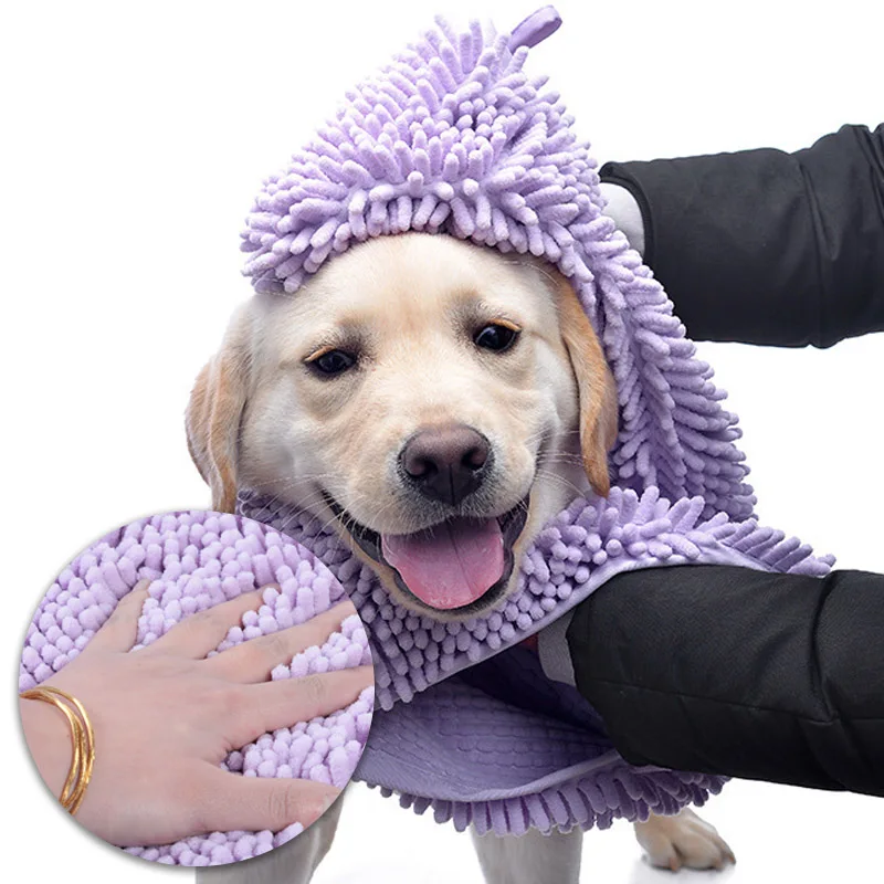 Chenille Pet Quick-Dry Towel 3