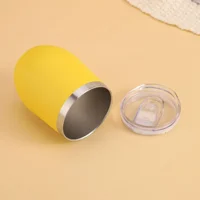 360ml 12oz Thermal Insulated Stainless Steel Tumbler Double Wall Water Bottle Portable To Go Coffee Mug Travel Dinking Cup 2