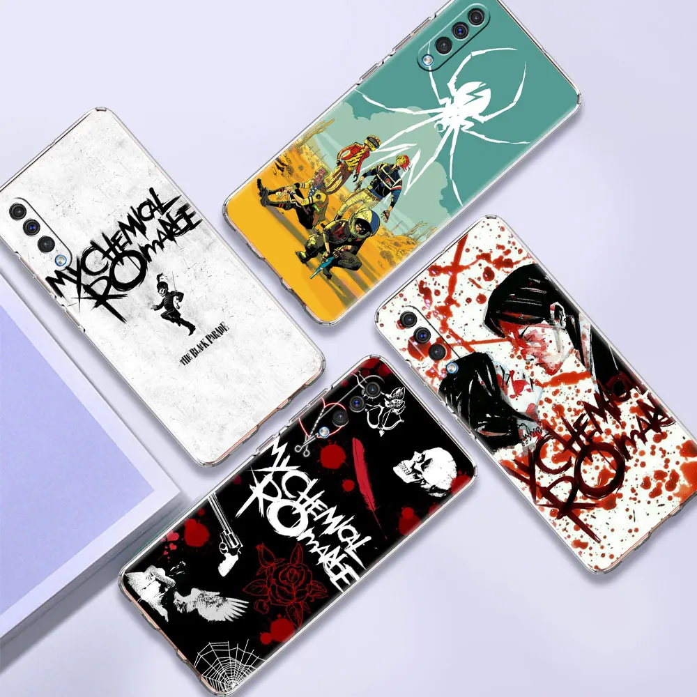 Transparent Phone Case for Samsung Galaxy A50 A70 A30 A20S A10 Soft Antiscratch Cover A52 A51 A12 A71 Shell My Chemical Romance |
