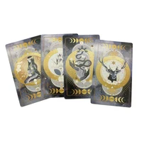 12×7CM THE LUCINE TAROT MIDNIGHT EDITION for Beginners with Guide Book 2