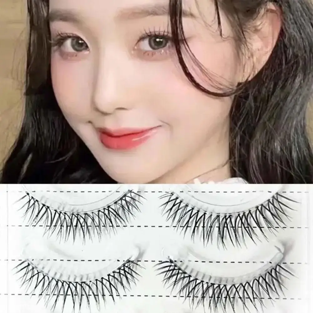 

5 Pairs New Manga Lashes Soft Natural Eyelashes Thick Dating False Eyelashes Eyelashes Makeup Eyelashes Manga Daily G4j3