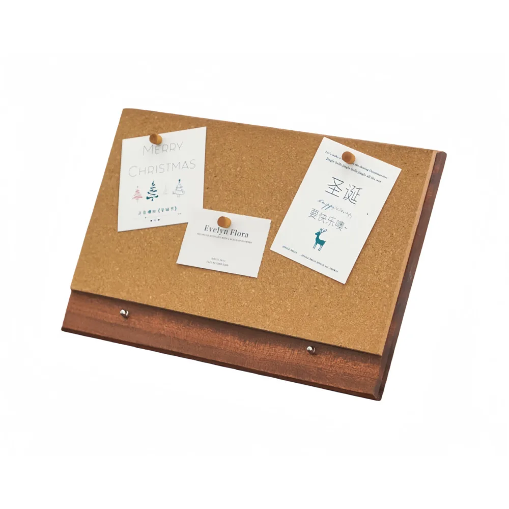 데스크탑 사진 벽 장식, 사펠레 나무 코르크 디스플레이 스탠드, 가정 및 사무실 메모 보드, 상점 코르크 메시지 보드