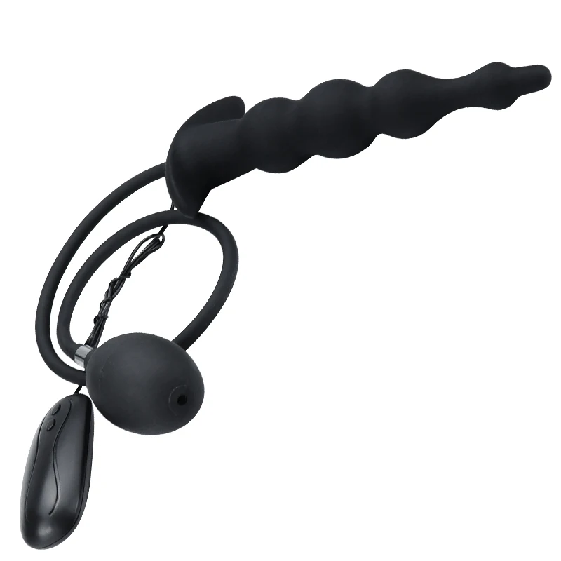 Iatable Anal Plug Vibrator Butt Plugs Silicone Massager Masturbar Buttplug Sex Goods For Man/Women_voghion.com