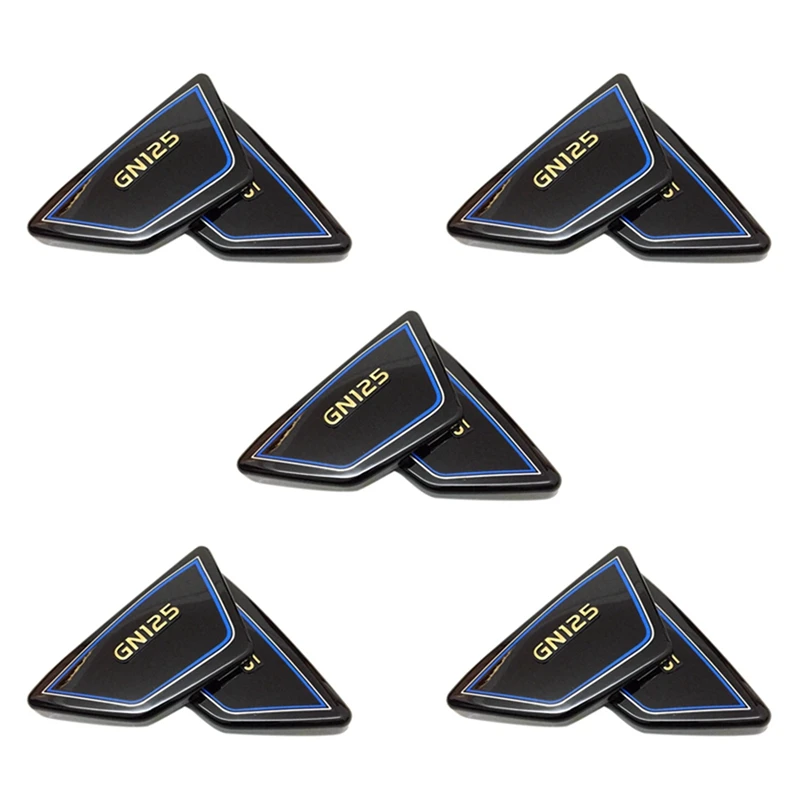 

5X Black Motorcycle Battery Side Cover Frame Side Covers Panels For Suzuki GN125 GN 125